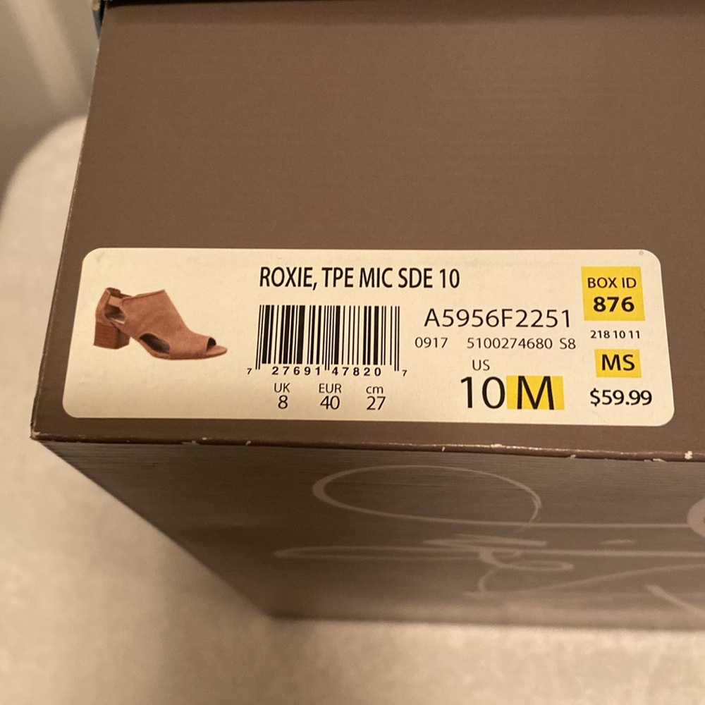 Life Stride Roxie Brown Peep Toe Sandals…size 10 - Picture 9 of 10
